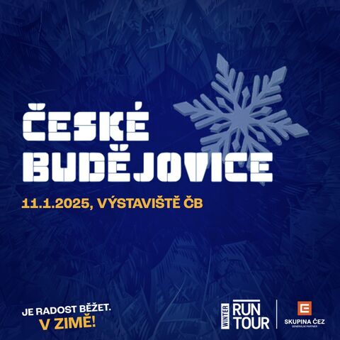 BĚŽECKÉ ZIMNÍ ZÁVODY ČEZ RUNTOUR WINTER EDITION 2025 NA VÝSTAVIŠTI